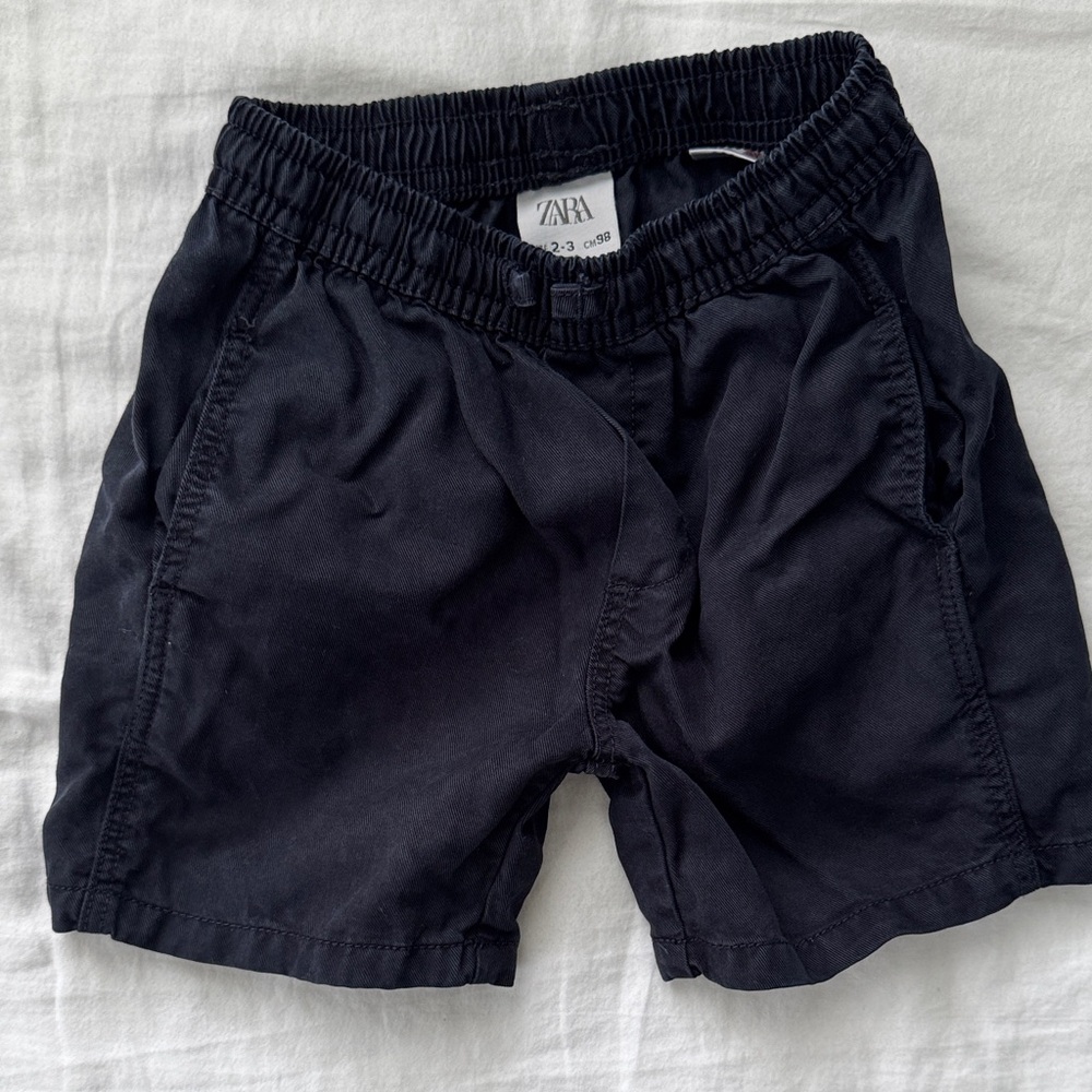Zara dark blue Casual Shorts